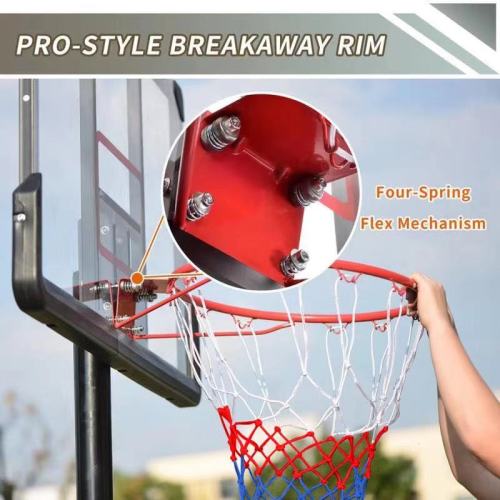 Basketball Hoop Basketball System Height Adjustment LED Basketball Hoop Lights, Waterproof, Super Bright to Play at Night Outdoors